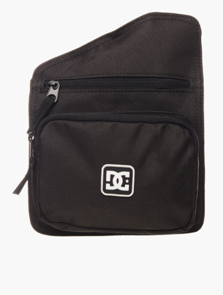 MyRunway | Shop DC Shoes Black Slant Side Shoulder Bag for Men
